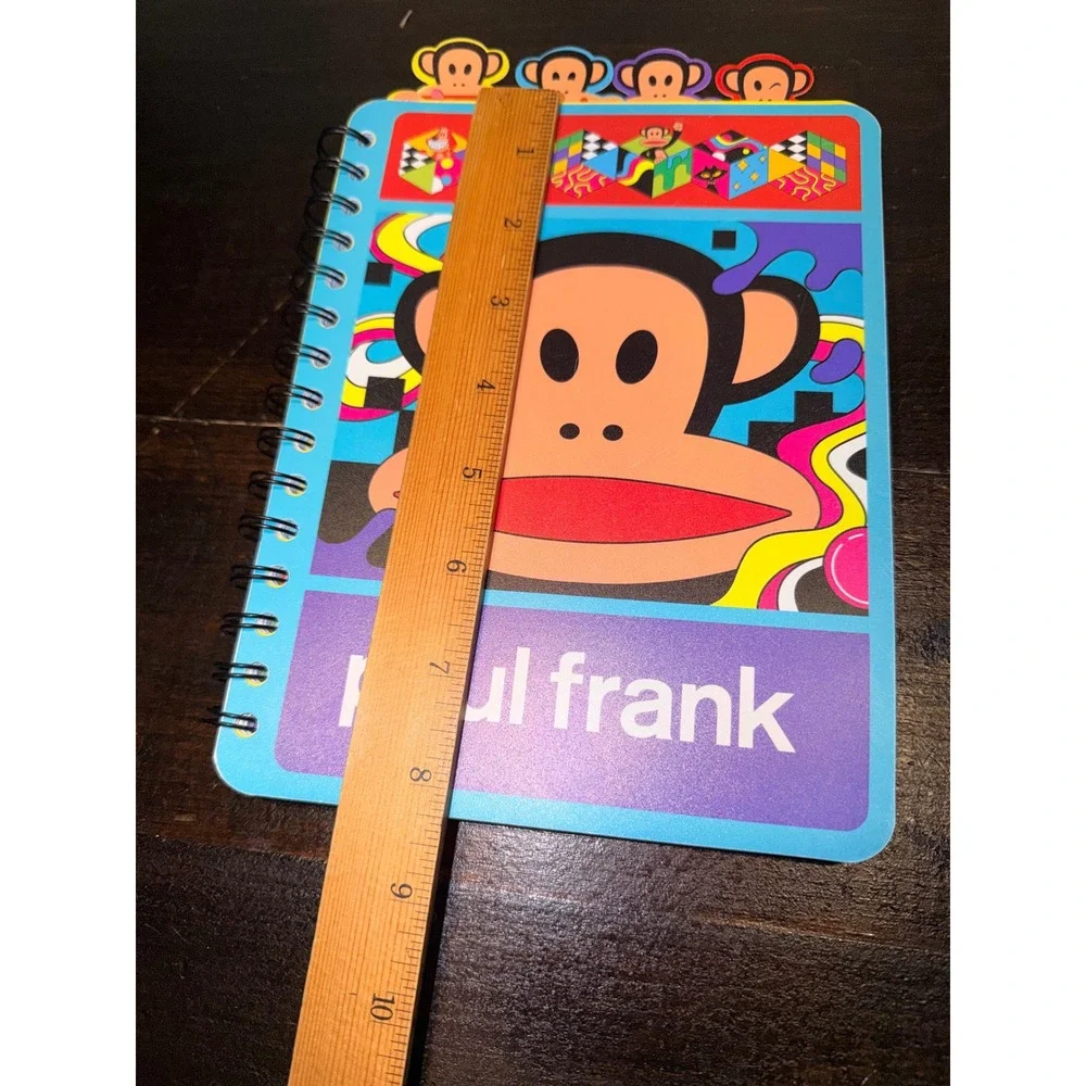 Paul Frank Julius the Monkey Spiral Notebook Dot Grid Journal with Tabs